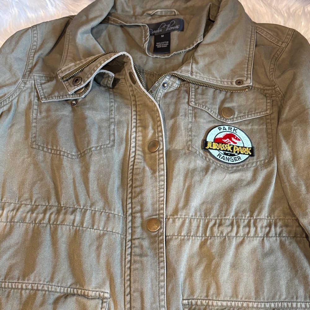 Brandon Thomas Tan Jacket with Patch